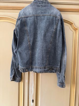 Giacca di jeans vintage effetto vissuto taglia M
