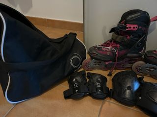 Patines en línea Oxelo + Casco y protecciones