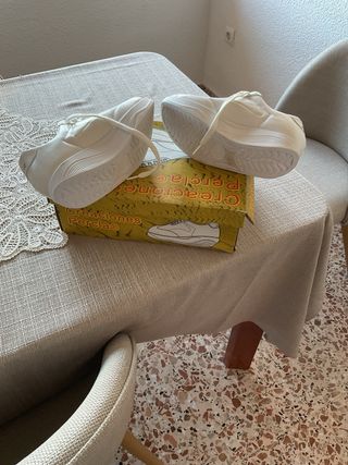 Nuove Scarpe Sportive Bianche Percla Donna