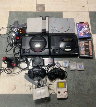 Lote Consolas Retro: NES, PS1, Mega Drive, Game Boy