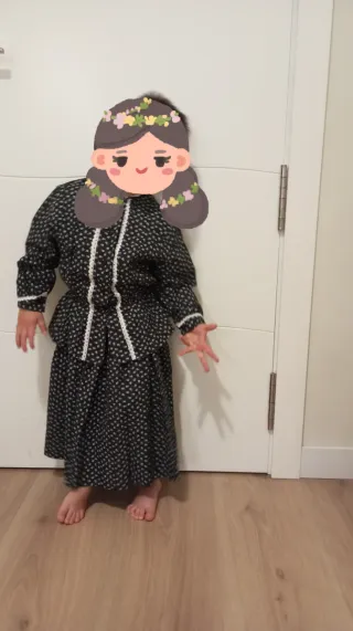 Traje de baserrita casera