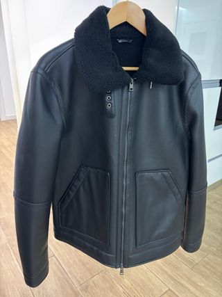 Chaqueta Mango Negra Talla L