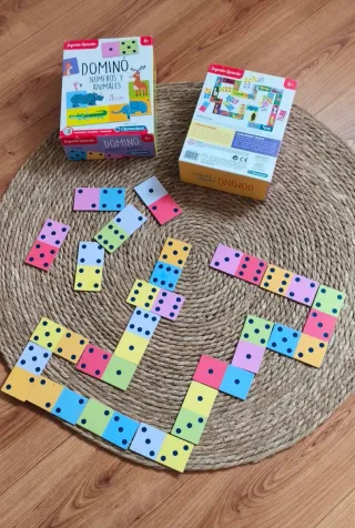 Dominó infantil números y animales