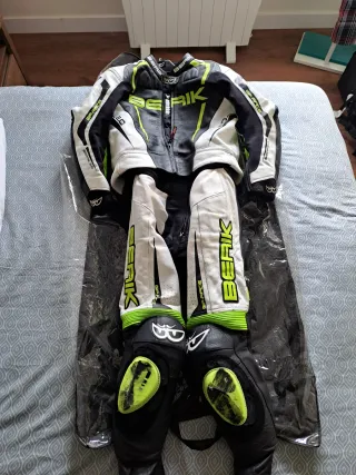 Traje de cuero moto Berik 2.0 race-X talla 54