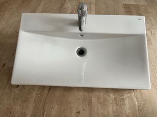 Lavabo Roca Blanco Baño 80cm