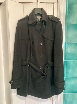 Trench H&M Nero Taglia L