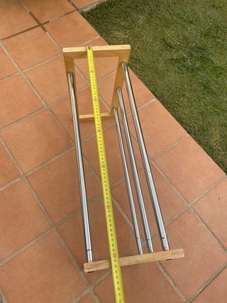 Zapatero extensible madera y metal