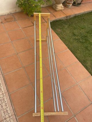 Zapatero extensible madera y metal