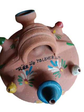 Botijo recuerdo Talavera con truco