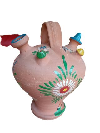 Botijo recuerdo Talavera con truco