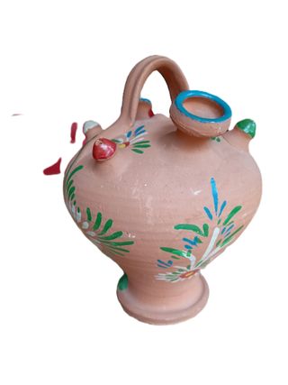 Botijo recuerdo Talavera con truco