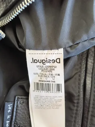 Borsa Desigual marrone e verde