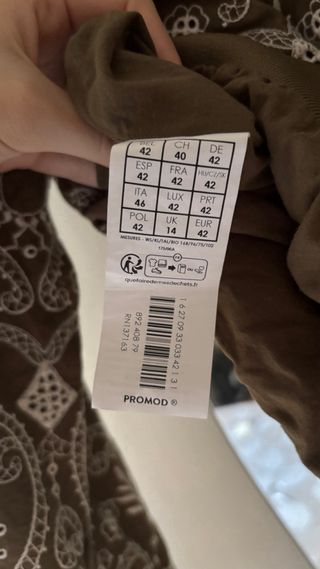 Chaqueta bomber Promod estampado paisley