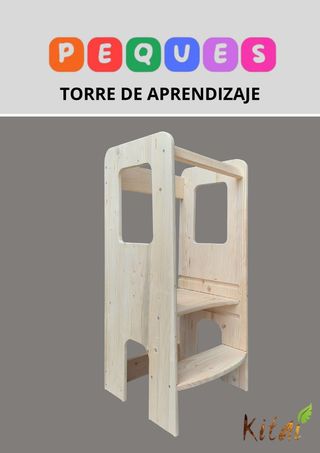 Torre di apprendimento per bambini in legno