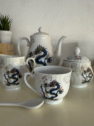 Set da tè in porcellana cinese vintage