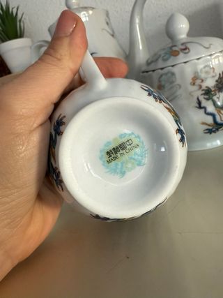 Set da tè in porcellana cinese vintage