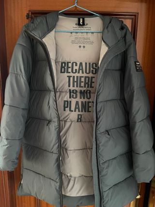 Plumífero Ecoalf Gris/Verde Talla M