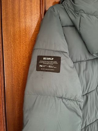 Plumífero Ecoalf Gris/Verde Talla M