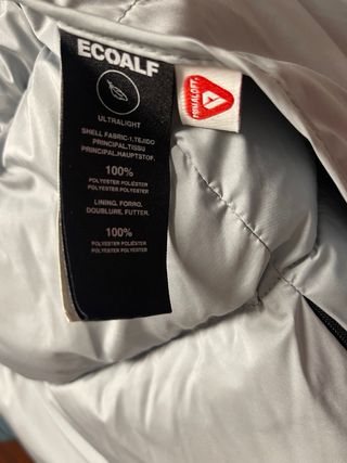 Plumífero Ecoalf Gris/Verde Talla M