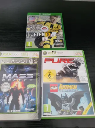 Pacchetto Giochi Xbox 360: FIFA 17, Pure, Mass Effect