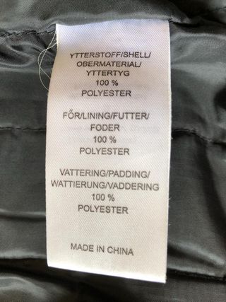 Chaquetón gris talla L