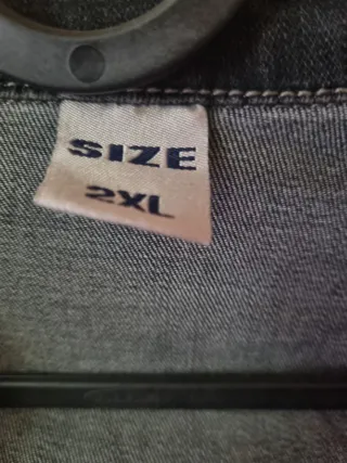 Cazadora vaquera mujer azul/gris