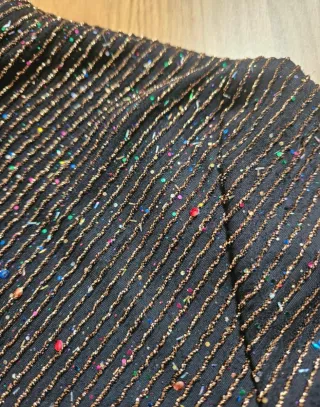 Top fiesta lentejuelas cuello alto Talla XS