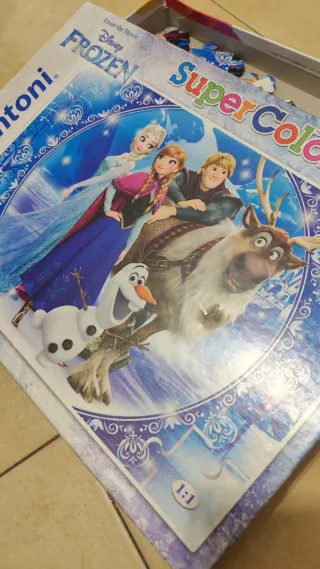 Puzzle Clementoni Frozen Super Color 104 pezzi
