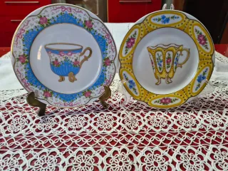 2 Piatti Limoges Decorati