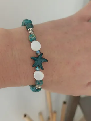 Pulsera de turquesa africana