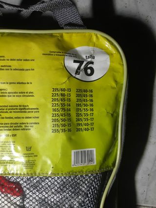 Cadenas textiles DRIVETEX Talla 76