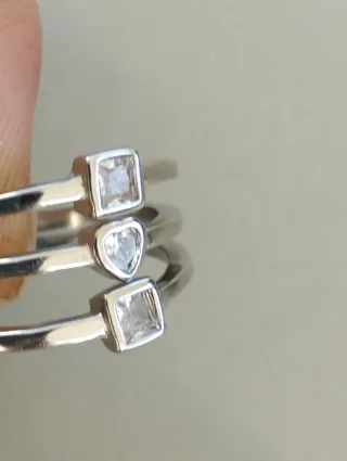 Anillo Plata Ley 3 Bandas