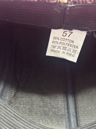 Gorra invierno cuadros beige y marrón