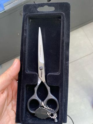 Tijeras Wilson Professional Plata/Negro