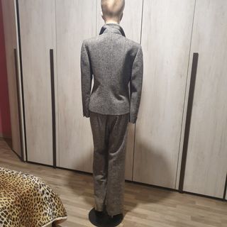 Completo donna vintage grigio taglia 42