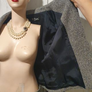 Completo donna vintage grigio taglia 42