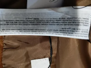 Falda corta Violeta by Mango marrón