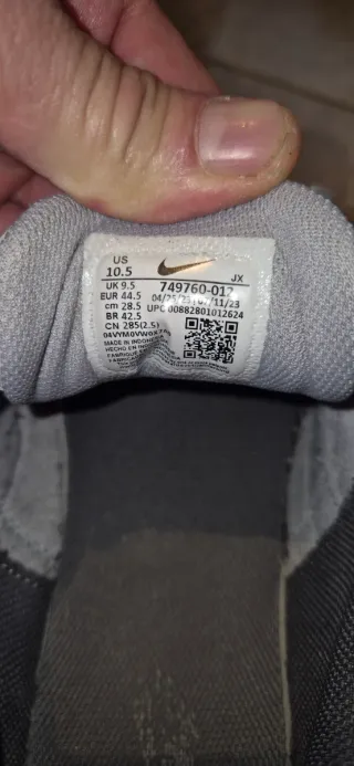 Zapatillas Nike Air Max grises