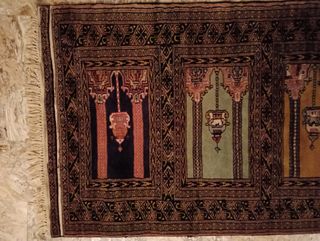 Tappeto scendiletto camera multicolore