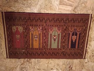 Tappeto scendiletto camera multicolore