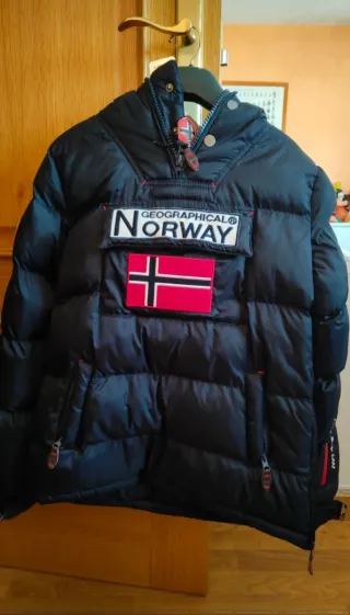 Parca Geographical Norway Azul marino