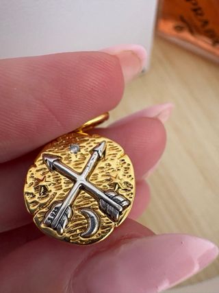 Pandora Charm Flechas Cruzadas Plata y Oro