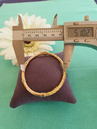 Pulsera Oro 18kl Bicolor