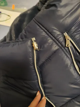 Chaleco acolchado azul marino