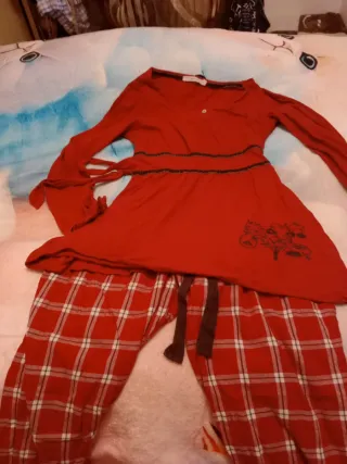 Pijama mujer rojo