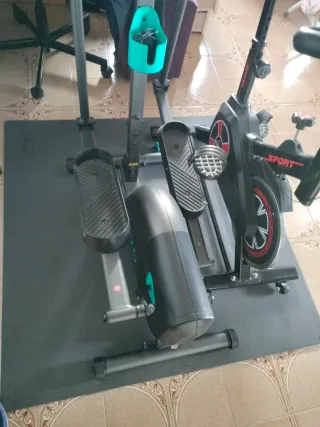 Elíptica y Bicicleta Estática 2 en 1