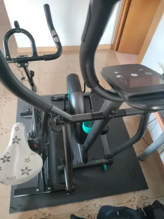 Elíptica y Bicicleta Estática 2 en 1