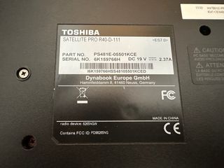 Toshiba Satellite 15 i5 8GB SSD