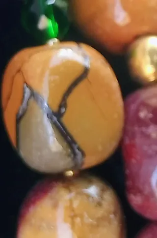 Collana puro diaspro australiano anni '70