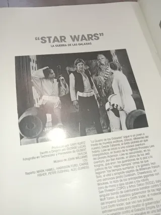 Libro Star Wars de agfa- gevaert año 1987